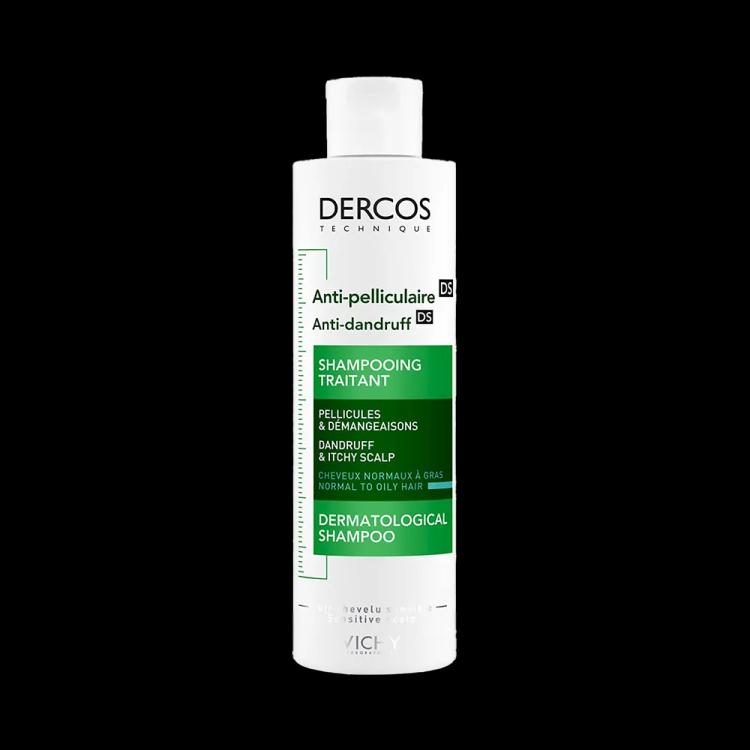 شامبو VICHY Dercos Technique لعلاج القشرة للشعر العادي إلى الدهني - 200 مل