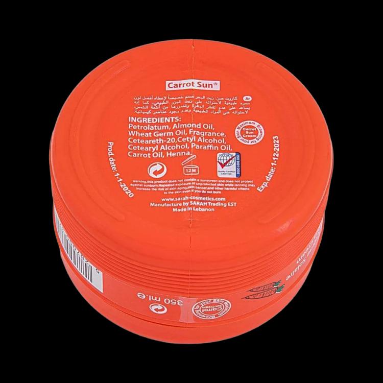 كريم تسمير الجزر من Carrot Sun - 350 مل