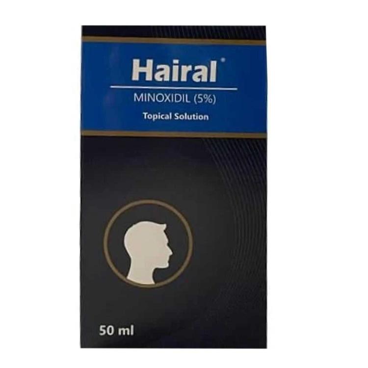 هيرال 5% مينوكسيديل محلول موضعي - 50 مل