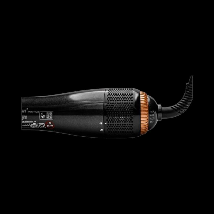 أوكيما 2 في 1 OK-715 فرشاة حرارية مع جهاز فرد الشعر.
