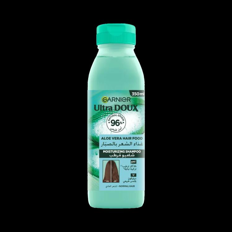 Garnier Ultra Doux Moisturizing Aloe Vera Hair Food Shampoo for Normal Hair - 350 ml