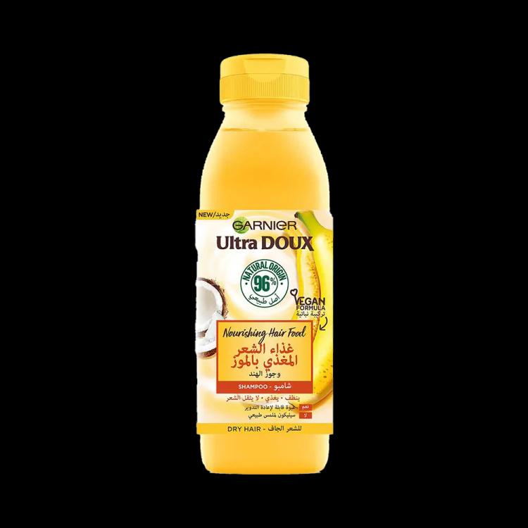 Garnier Ultra Doux Nourishing Banana Hair Food Shampoo for Dry Hair - 350 ml