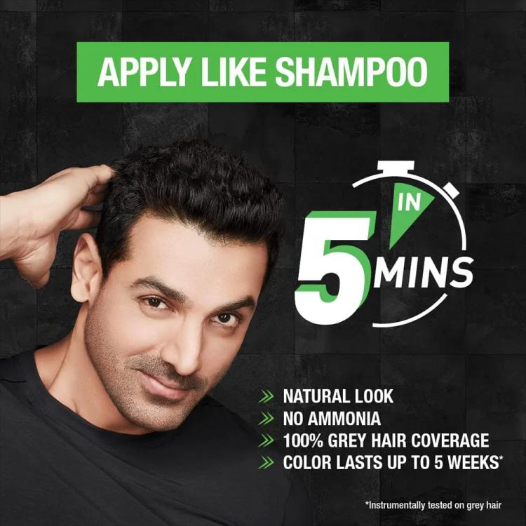 Garnier Men Shampoo Color - 1.0 Natural Black (20 ml)