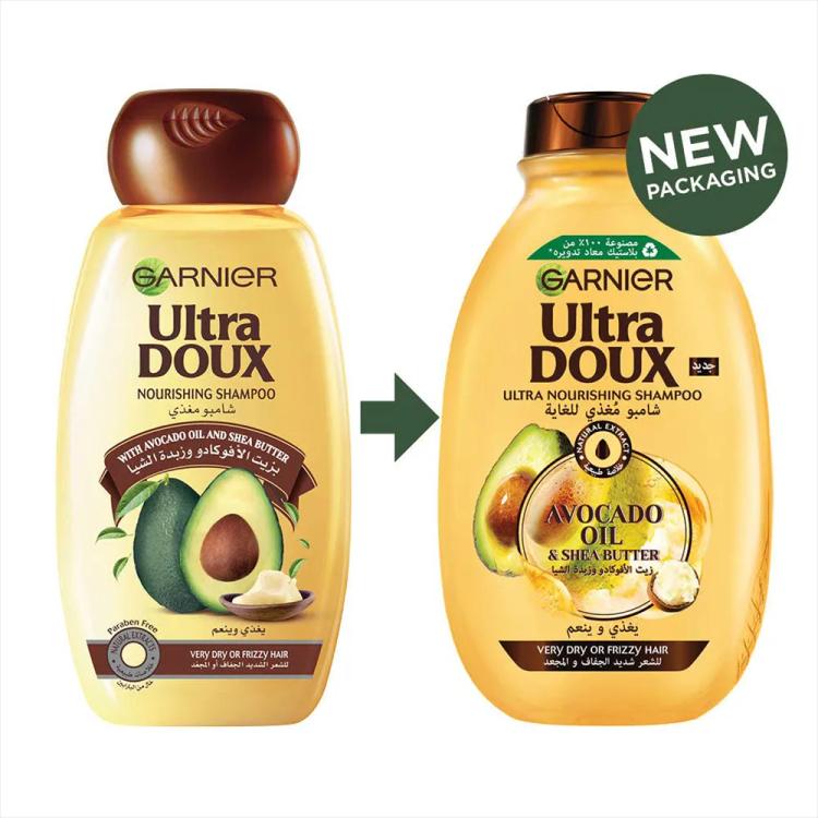 Garnier Ultra Doux Avocado & Shea Butter Nourishing Shampoo - 200 ml