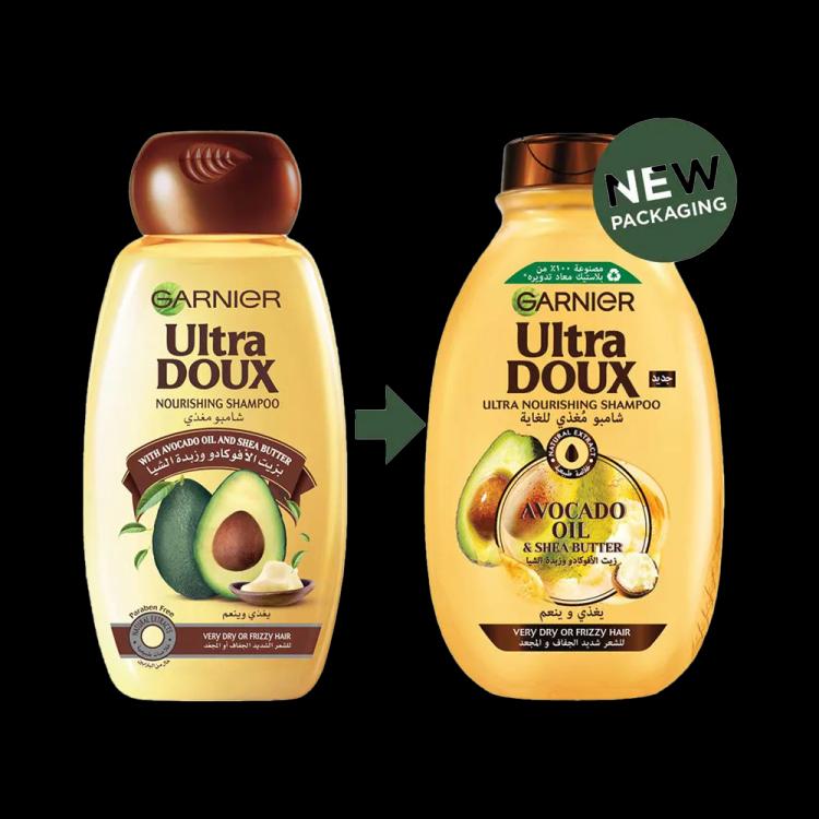 Garnier Ultra Doux Avocado & Shea Butter Nourishing Shampoo - 400 ml