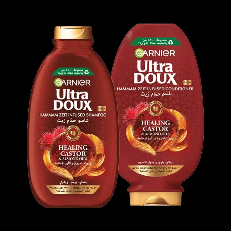 Garnier Ultra Doux Castor & Almond Healing Shampoo - 200 ml