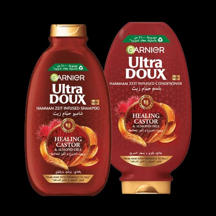 Garnier Ultra Doux Castor & Almond Healing Shampoo - 400 ml