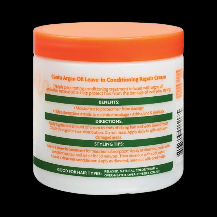 Cantu Argan Oil Leave-In Conditioning Repair Cream - 453 g