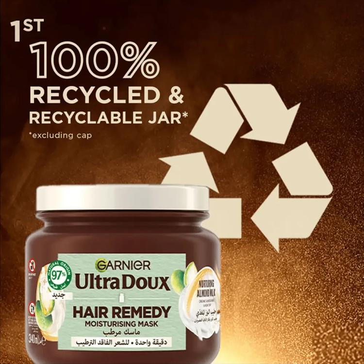 Garnier Ultra Doux Almond Milk Hair Remedy Moisturising Mask - 340 ml