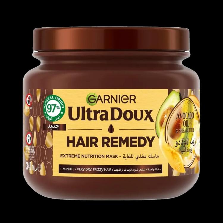 Garnier Ultra Doux Avocado Oil and Shea Butter Hair Remedy Extreme Nutrition Mask - 340 ml