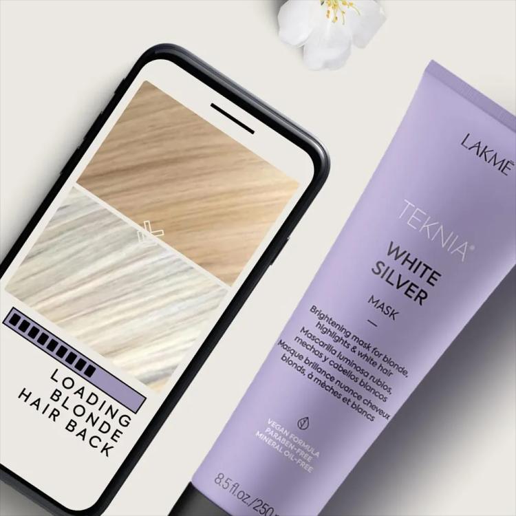 Lakme Teknia White Silver Mask - 250 ml