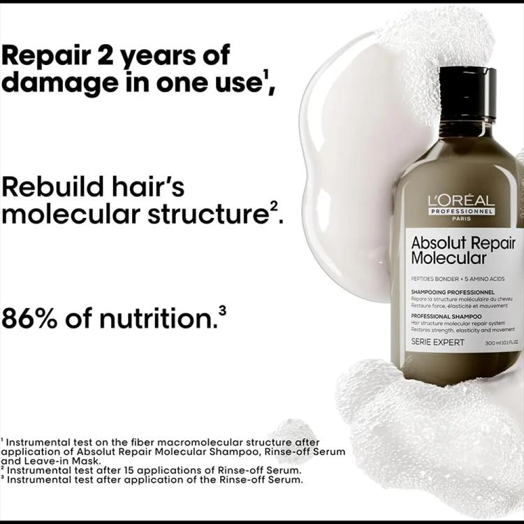 L’Oréal Paris Serie Expert Absolut Repair Molecular Shampoo - 300 ml