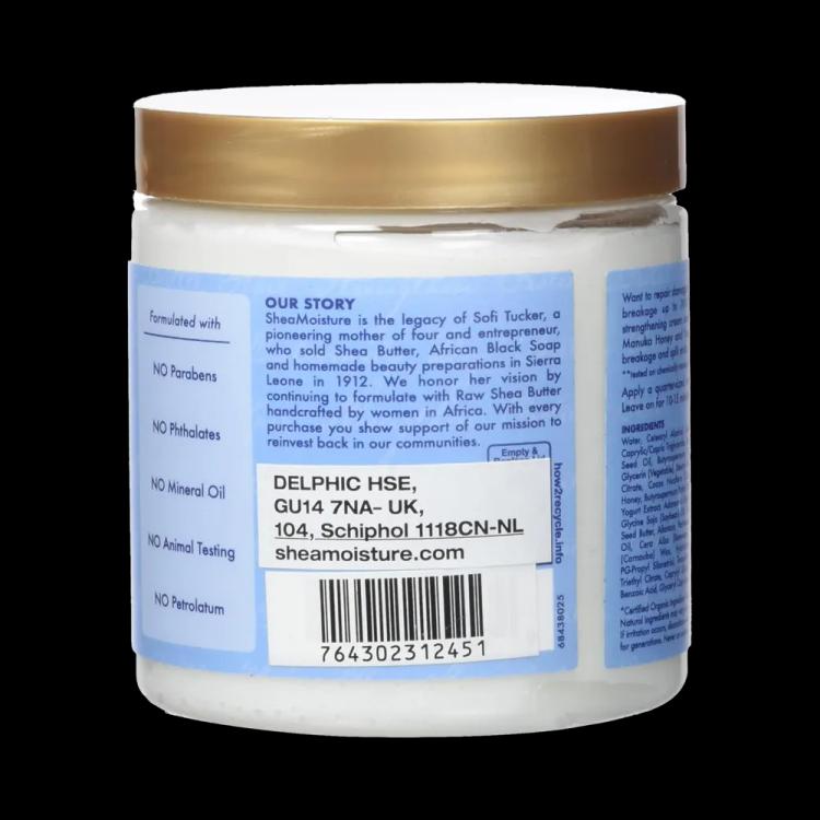Shea Moisture Manuka Honey & Yogurt Hydrate + Repair Protein-Strong Treatment - 227 g