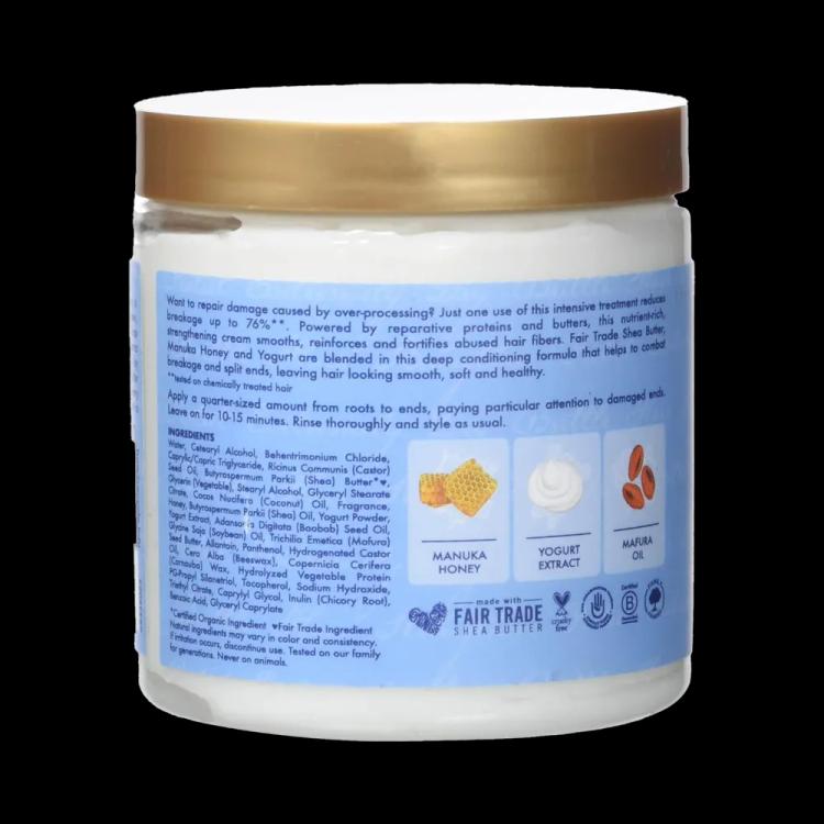 Shea Moisture Manuka Honey & Yogurt Hydrate + Repair Protein-Strong Treatment - 227 g