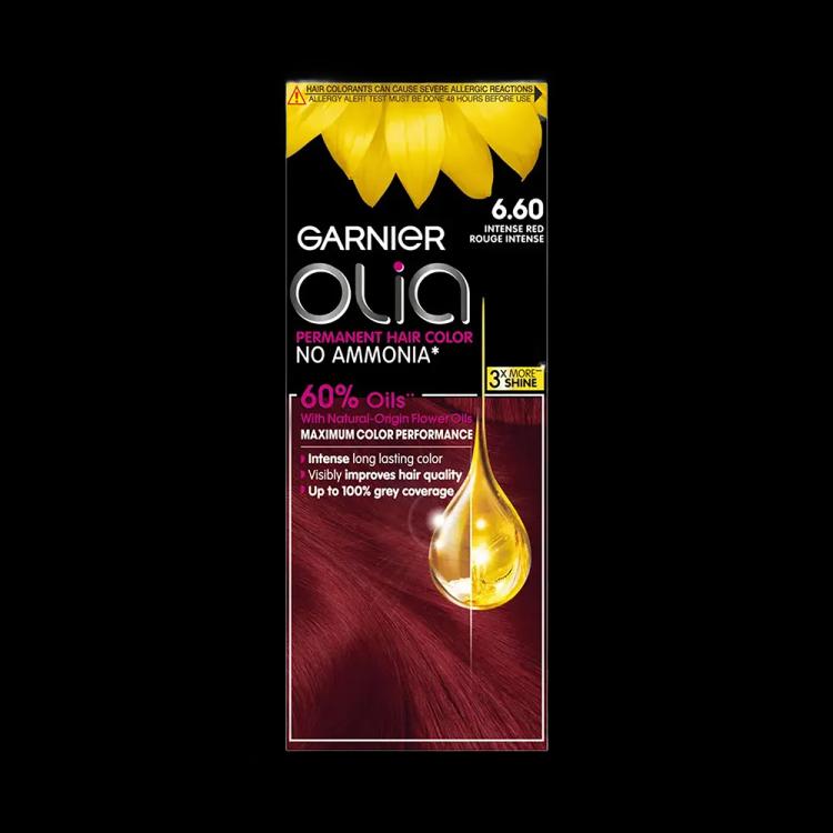 Garnier Olia Permanent Hair Color - 6.60 Intense Red
