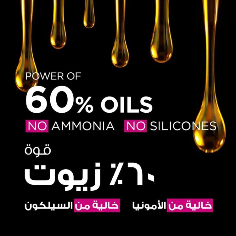 صبغة شعر دائمة أوليا من غارنييه - 3.0 أسود ناعم