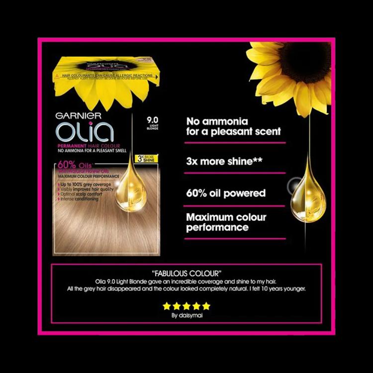 Garnier Olia Permanent Hair Color - 9.0 Light Blonde
