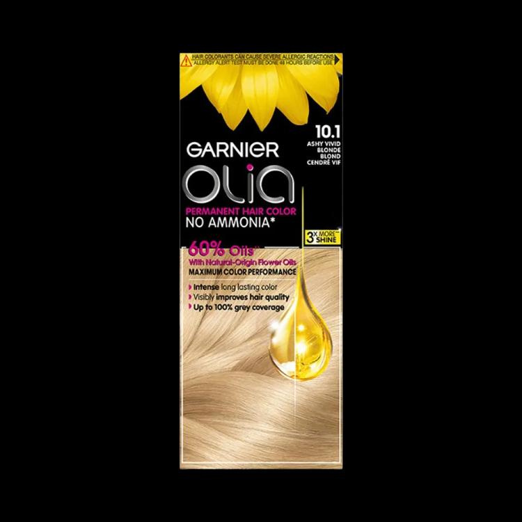 Garnier Olia Permanent Hair Color - 10.1 Ashy Vivid Blonde