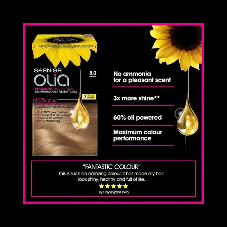 Garnier Olia Permanent Hair Color - 8.0 Blonde