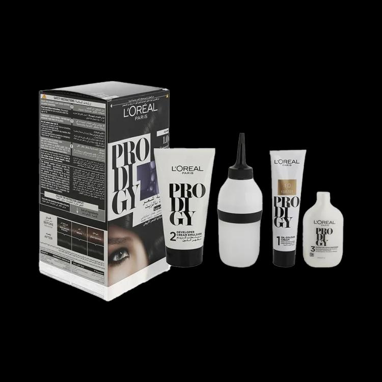 L'Oreal Paris Prodigy Permanent Oil Hair Color - 01 Deep Black