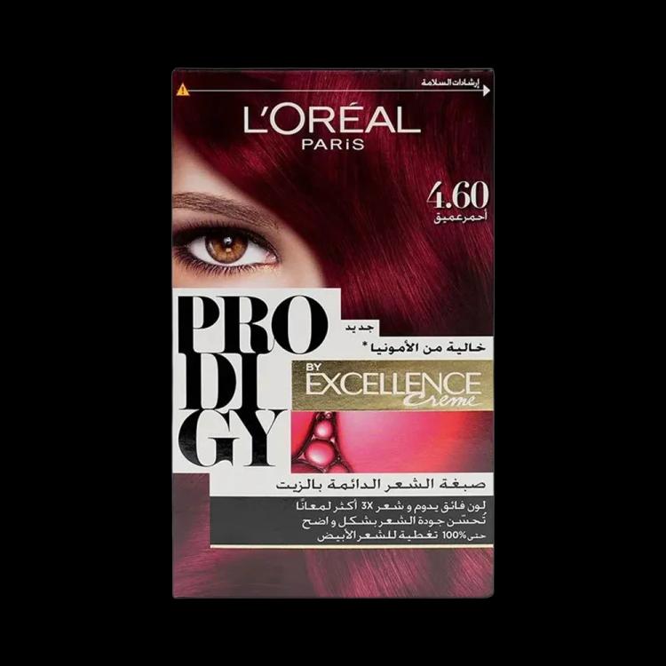 L'Oreal Paris Prodigy Permanent Oil Hair Color - 4.60 Red Hair
