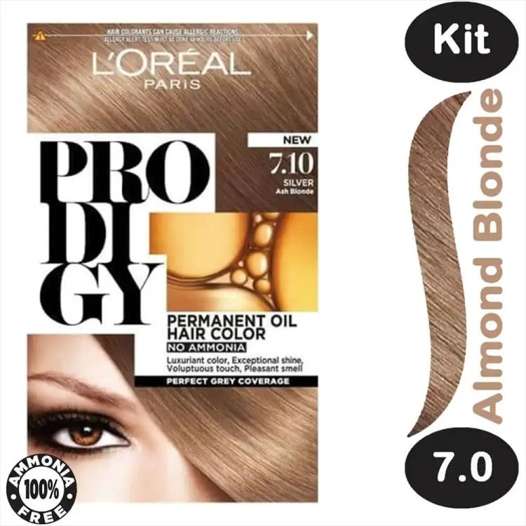 L'Oreal Paris Prodigy Permanent Oil Hair Color - 7.0 Blonde