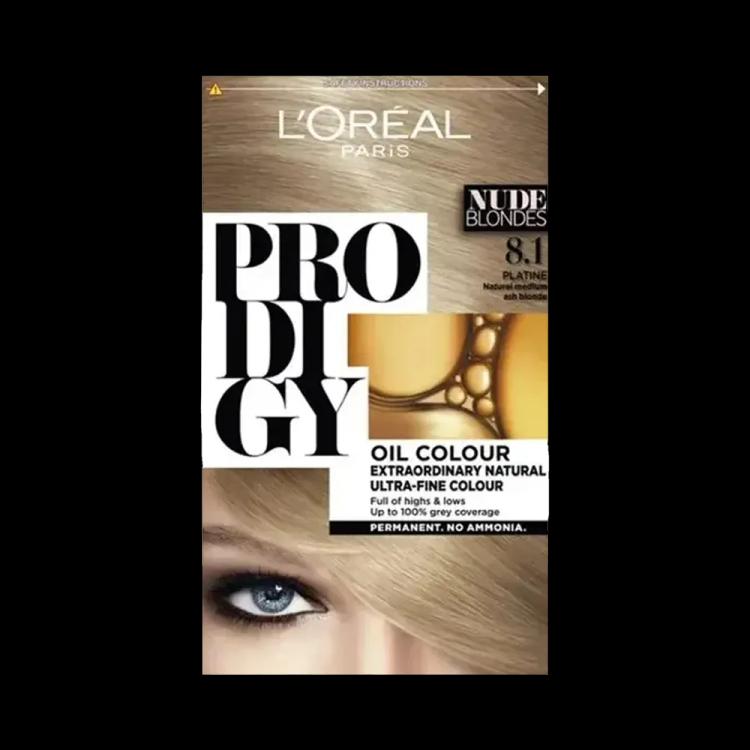 L'Oreal Paris Prodigy Permanent Oil Hair Color - 8.1 Light Ash Blonde