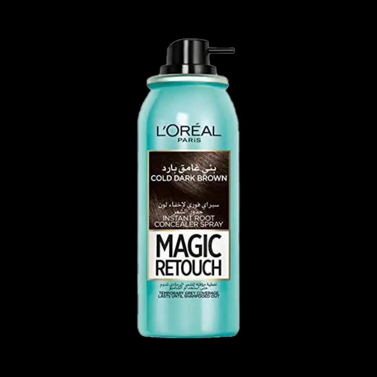 L'Oreal Paris Magic Retouch Instant Root Concealer Spray - Cold Dark Brown (75 ml)