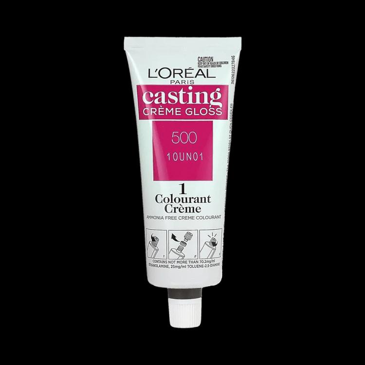 L'Oreal Paris Casting Creme Gloss Hair Color - 500 Light Brown (48ml+72ml+60ml)