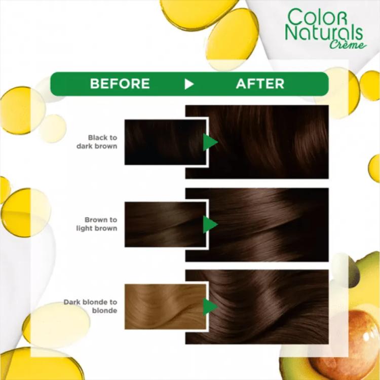 Garnier Color Naturals Creme Nourishing Permanent Hair Color - 4 Brown (60ml+40ml+12ml)