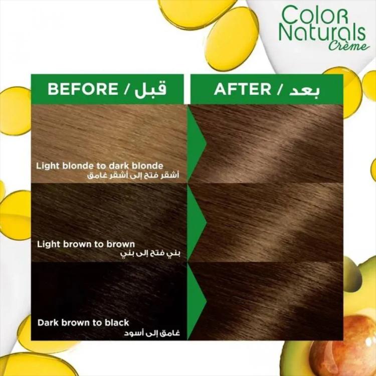 Garnier Color Naturals Creme Nourishing Permanent Hair Color - 6 Dark Blonde (60ml+40ml+12ml)