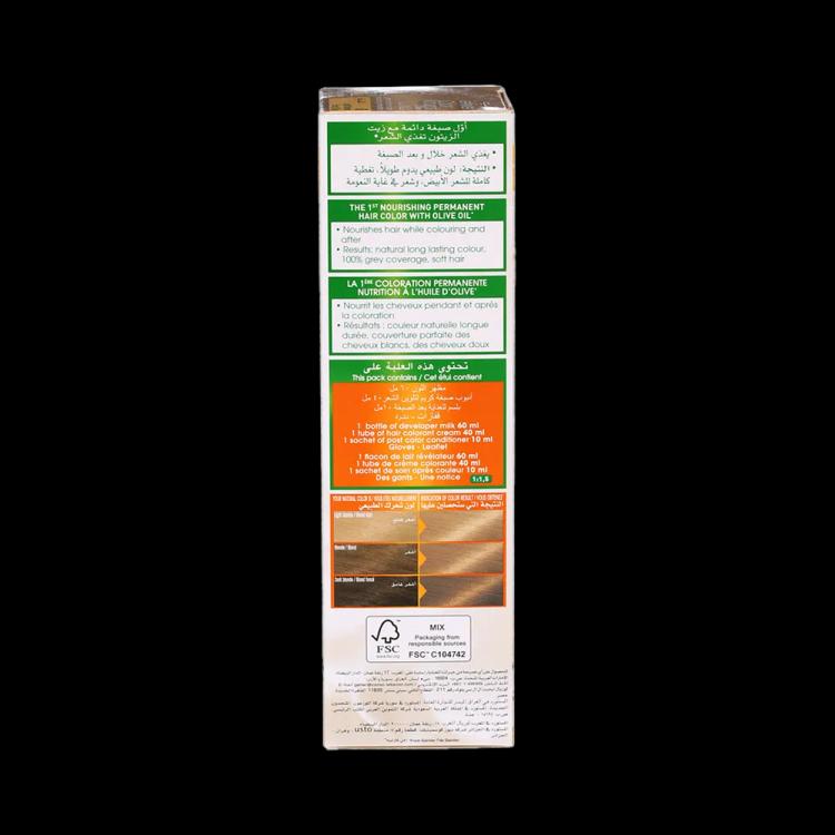 Garnier Color Naturals Creme Nourishing Permanent Hair Color - 8 Light Blonde (60ml+40ml+12ml)