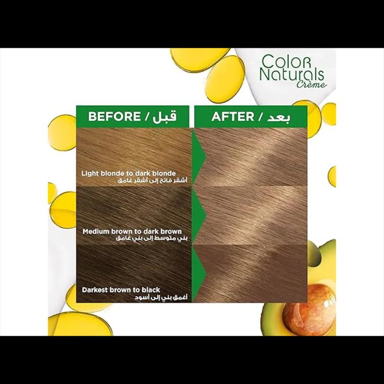 Garnier Color Naturals Creme Nourishing Permanent Hair Color - 8.11 Deep Ashy Light Blonde (60ml+40ml+12ml)
