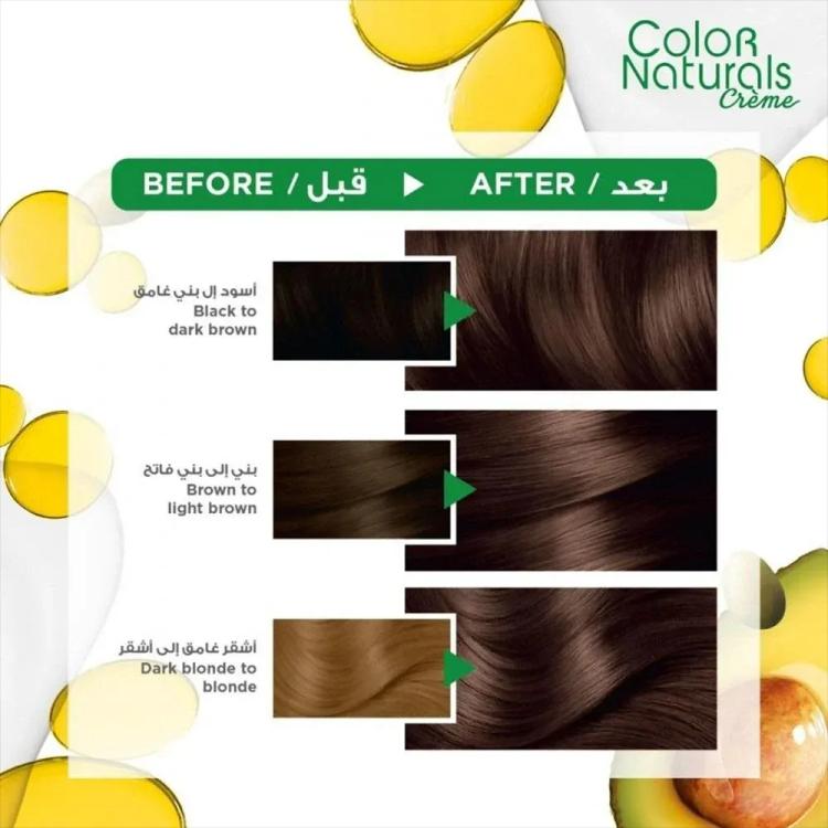 Garnier Color Naturals Creme Nourishing Permanent Hair Color - 5 Light Brown (60ml+40ml+12ml)