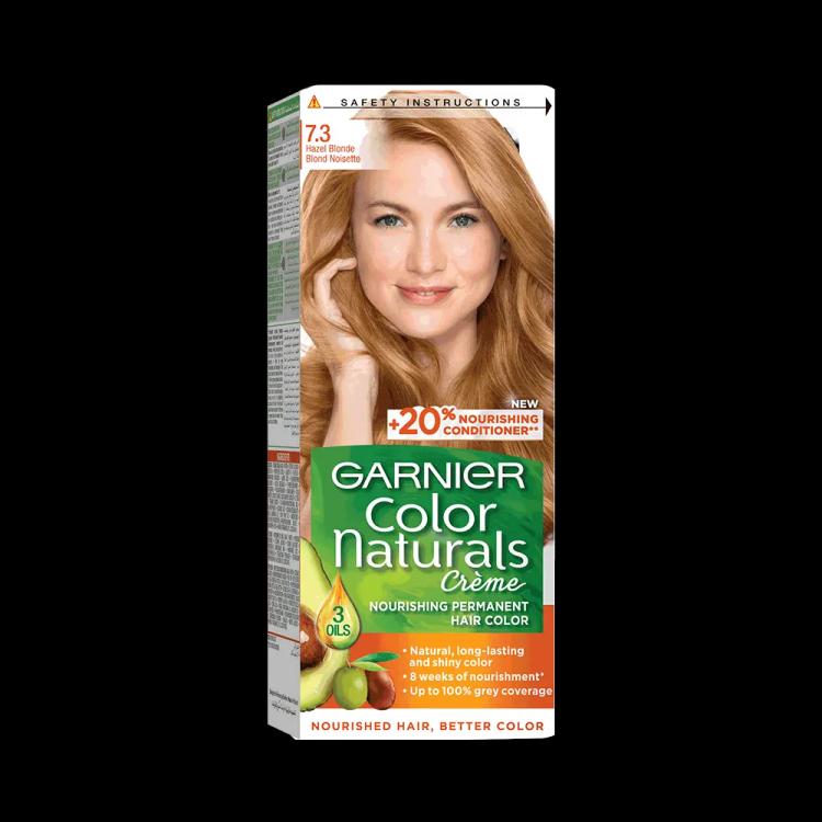 Garnier Color Naturals Creme Nourishing Permanent Hair Color - 7.3 Hazel Blonde