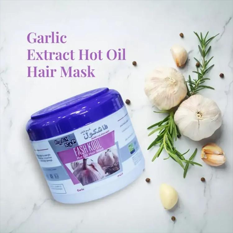 Krem Kap Fash Kool Hot Oil Hair Mask Garlic Extract - 500 ml