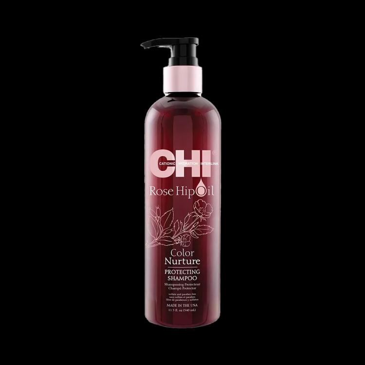 CHI Rose Hip Oil Shampoo - 340 ml