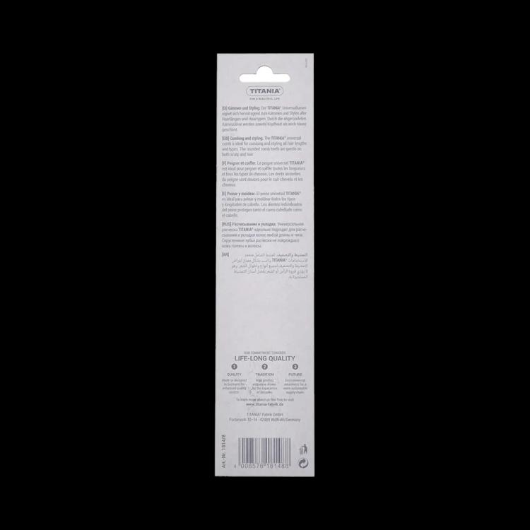 TITANIA Hair Care Comb 1814/8 - Brown