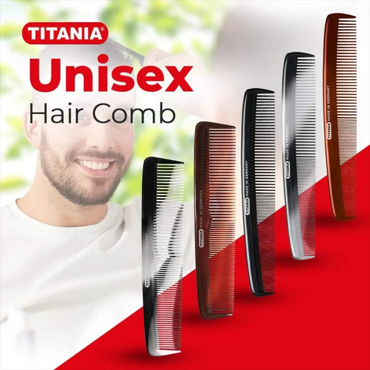 TITANIA Hair Care Comb 1809/4 - Black