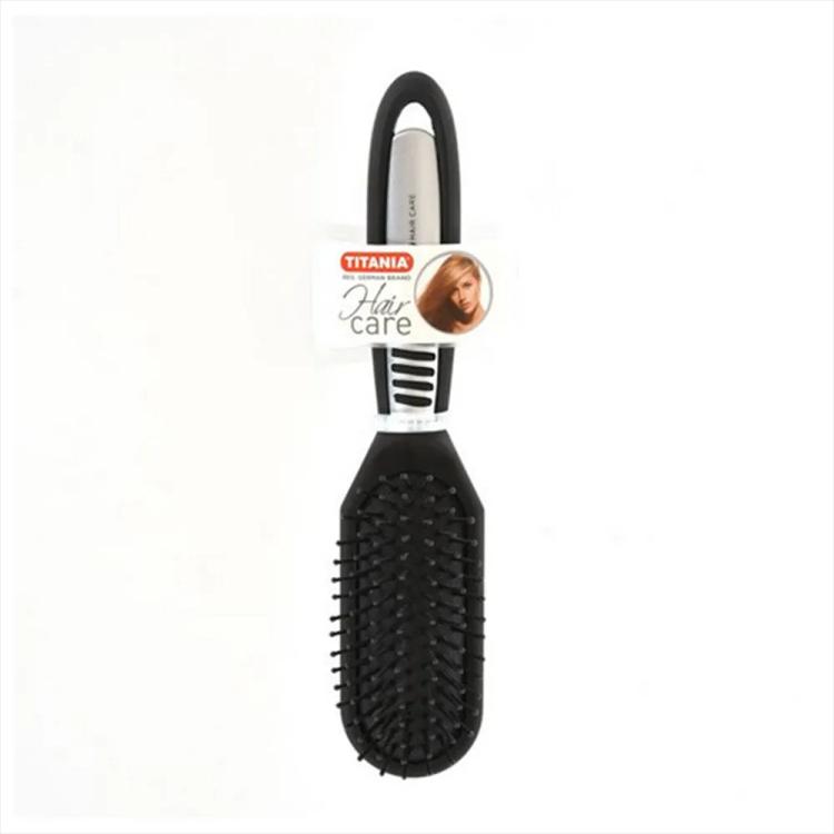 TITANIA 7-Row Pneumatic Brush 1363 - Black & Silver