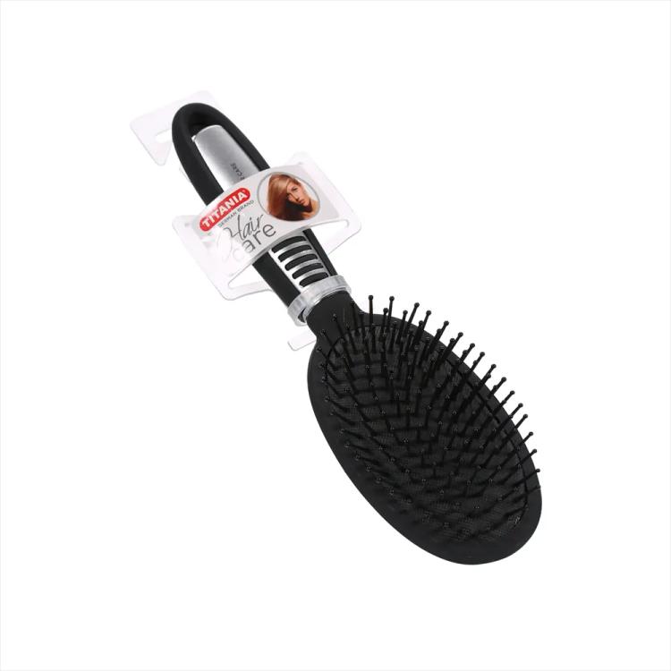 TITANIA 10-Row Pneumatic Brush 1361 - Black & Silver