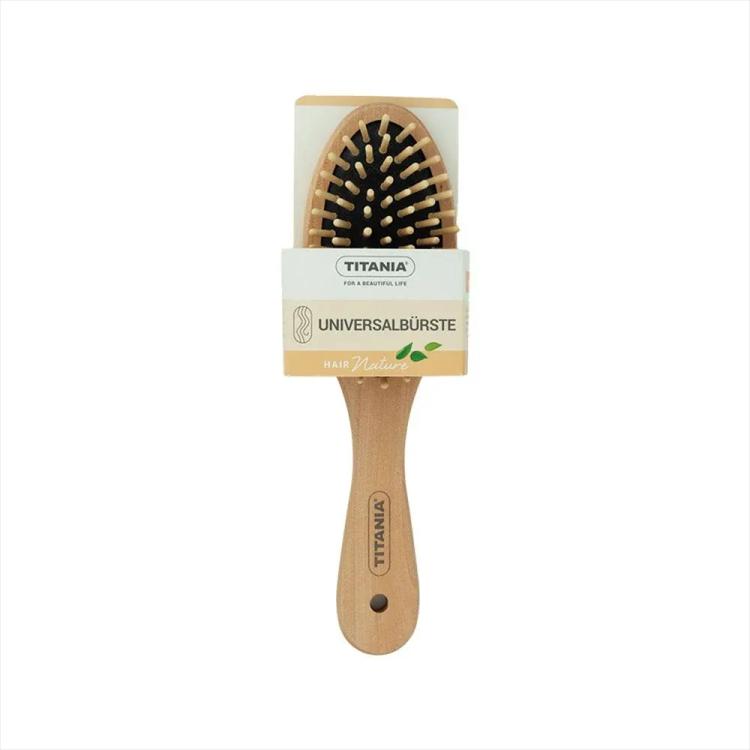 TITANIA Pneumatic Wooden Brush 2821 - Beige
