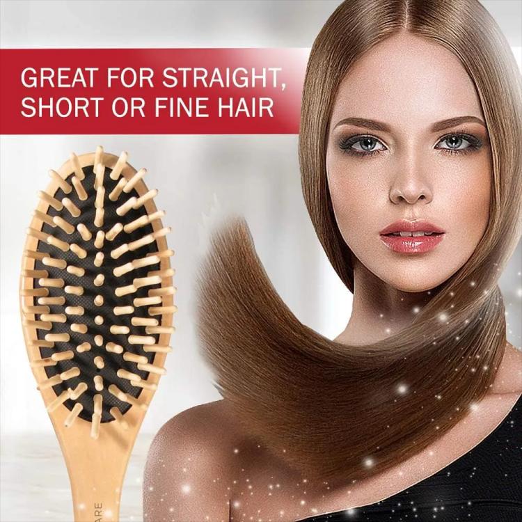 TITANIA Pneumatic Wooden Brush 2821 - Beige