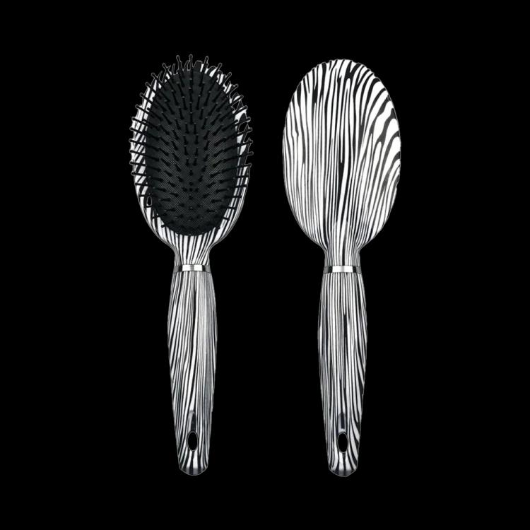 TITANIA Cushion Hair Brush 1626 - Black & White