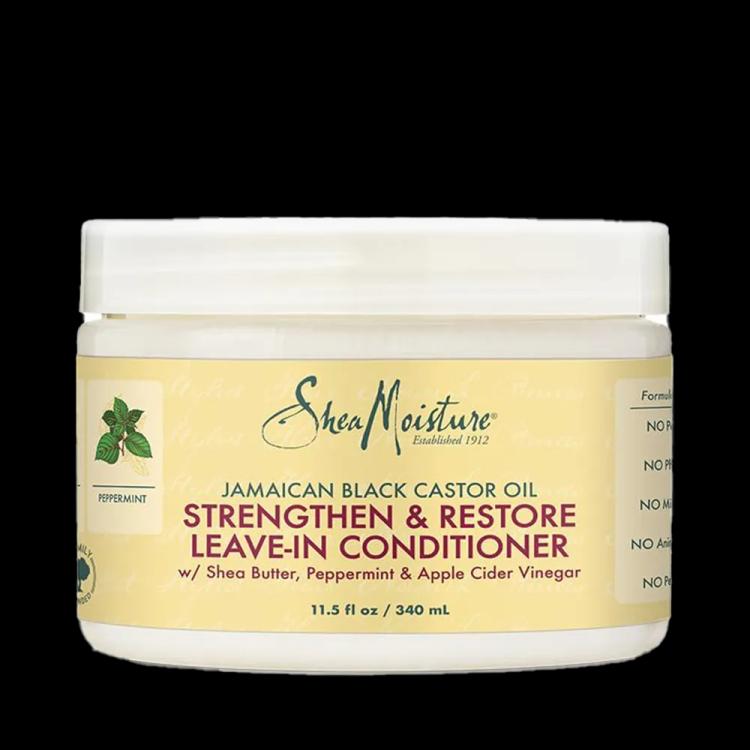 Shea Moisture Leave In Conditioner for Damaged Hair 100% Pure Jamaican Black Castor Oil - 340 ml