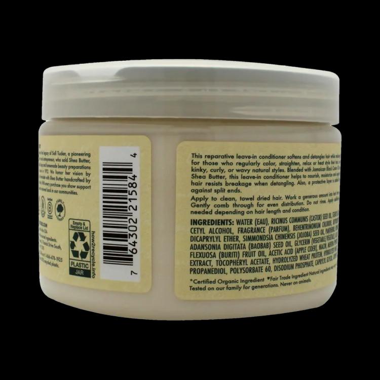 Shea Moisture Leave In Conditioner for Damaged Hair 100% Pure Jamaican Black Castor Oil - 340 ml