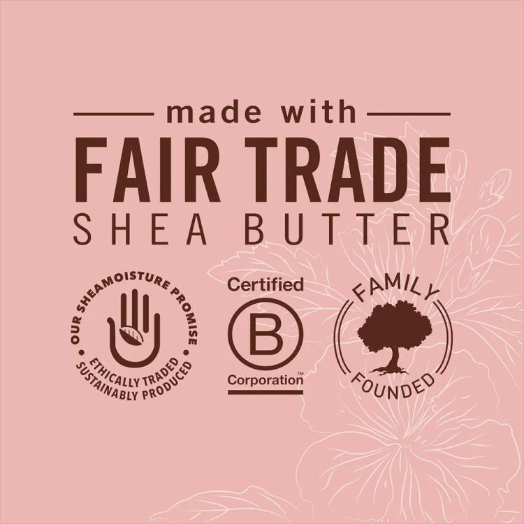 Shea Moisture Coconut & Hibiscus Curl & Shine Hair Shampoo - 384 ml