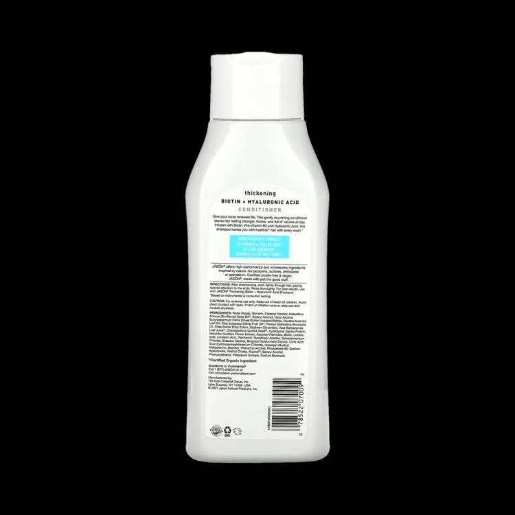 JASON Thicken & Restore Biotin + Hyaluronic Acid Conditioner - 473 ml