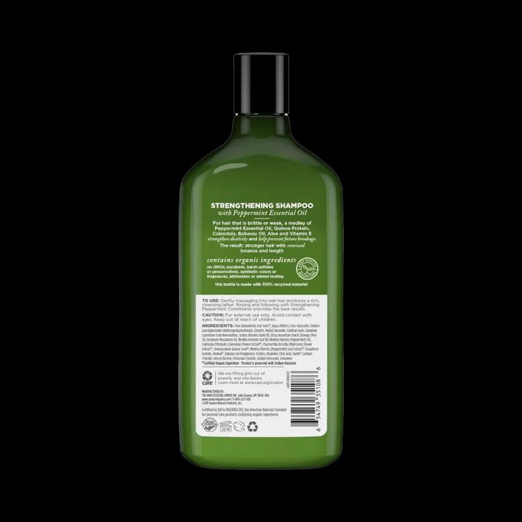 Avalon Organics Strengthening Peppermint Shampoo - 325 ml