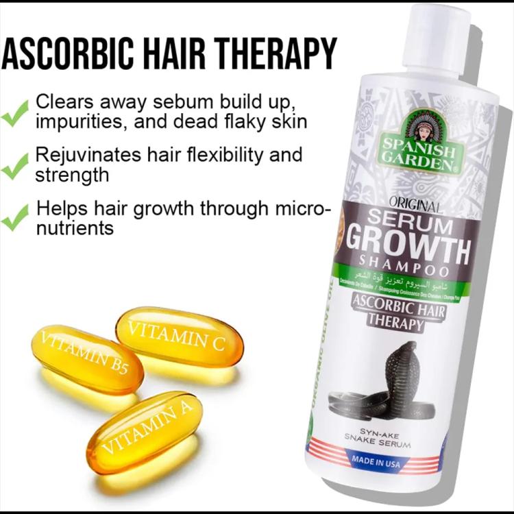 Spanish Garden Ascorbic Hair Therapy Hair Grow Shampoo - 450 ml